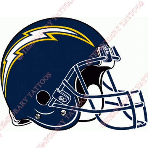 San Diego Chargers Customize Temporary Tattoos Stickers NO.730